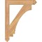 Ekena Millwork Imperial Arts & Crafts Smooth Bracket, Western Red Cedar, 3 1/2"W x 26"D x 34"H BKT04X26X34IMP03SWR - alternate 2